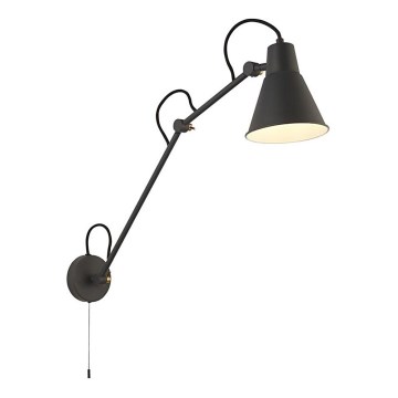Searchlight - Candeeiro de parede com regulação SWING ARM 1xE27/20W/230V antracite