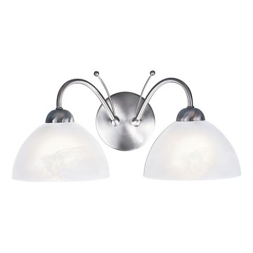 Searchlight - Candeeiro de parede MILANESE 2xE14/60W/230V cromado mate
