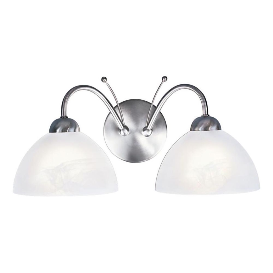 Searchlight - Candeeiro de parede MILANESE 2xE14/60W/230V cromado mate