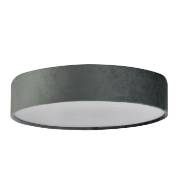 Searchlight - Candeeiro de tecto DRUM 3xE27/60W/230V cinzento