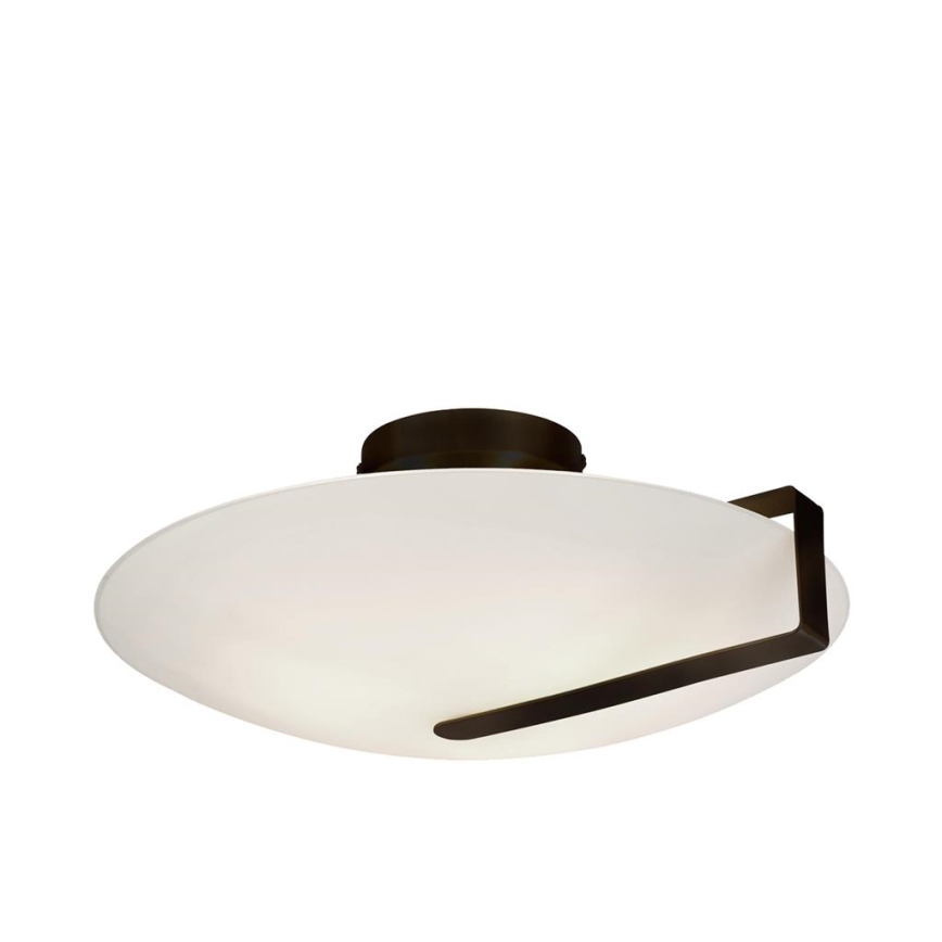 Searchlight - Candeeiro de teto SUNDIAL 3xE27/40W/230V preto