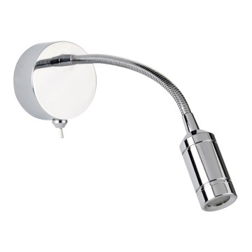 Searchlight - Candeeiro pequeno flexível LED ADJU LED/1W/230V
