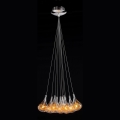Searchlight - Candeeiro suspenso 10xG4/20W/230V dourado