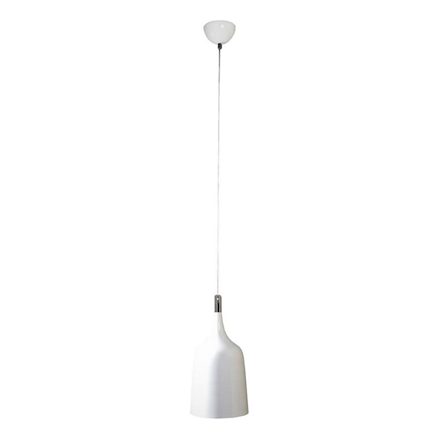 Searchlight - Candeeiro suspenso 1xE27/60W/230V branco