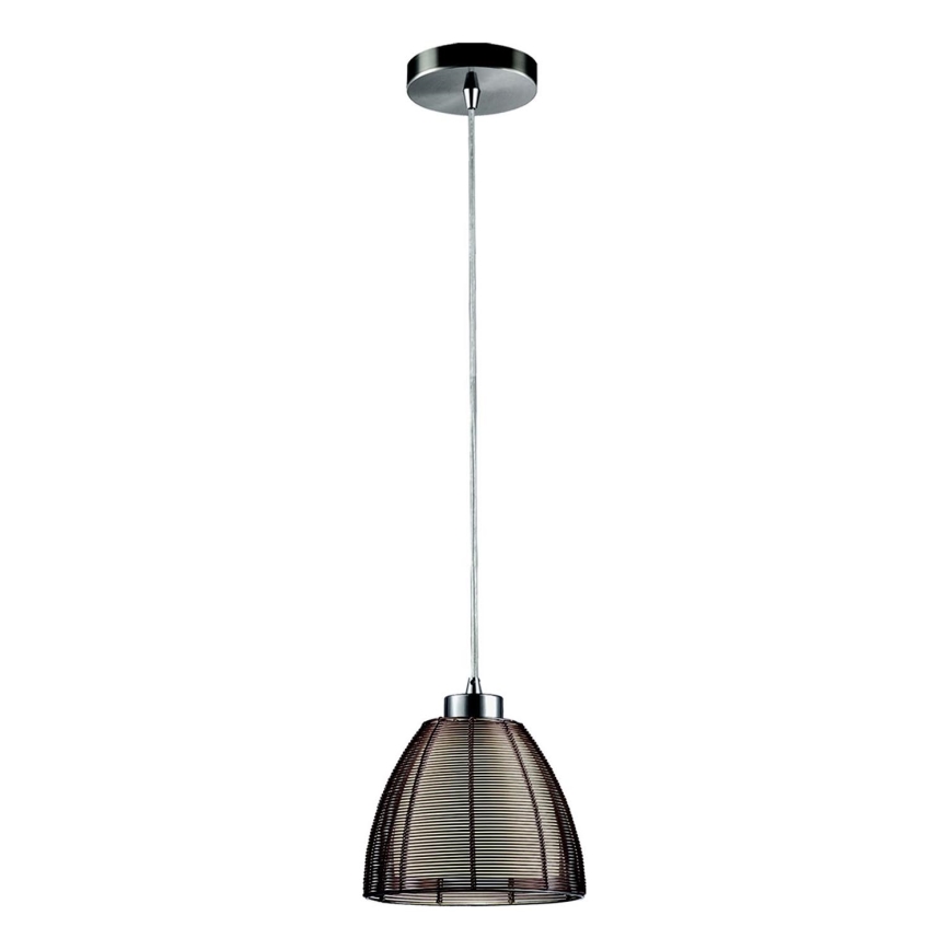 Searchlight - Candeeiro suspenso 1xE27/60W/230V diâmetro 19 cm castanho