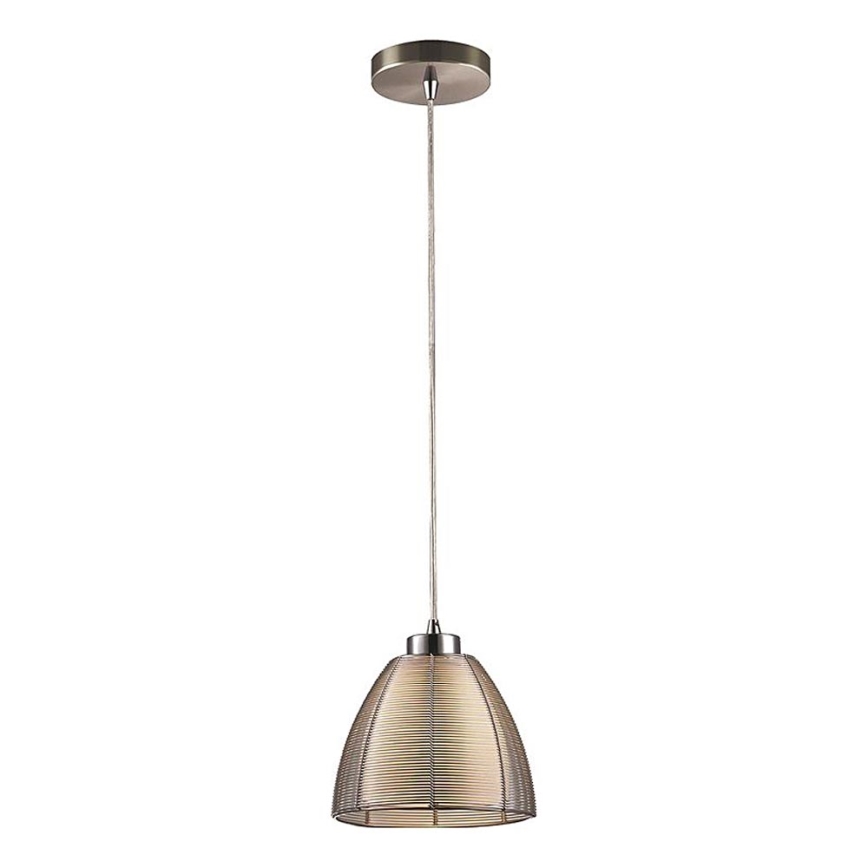 Searchlight - Candeeiro suspenso 1xE27/60W/230V diâmetro 19 cm cromado brilhante