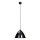 Searchlight  - Candeeiro suspenso 1xE27/60W/230V preto