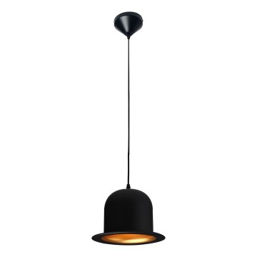 Searchlight - Candeeiro suspenso 1xE27/60W/230V preto