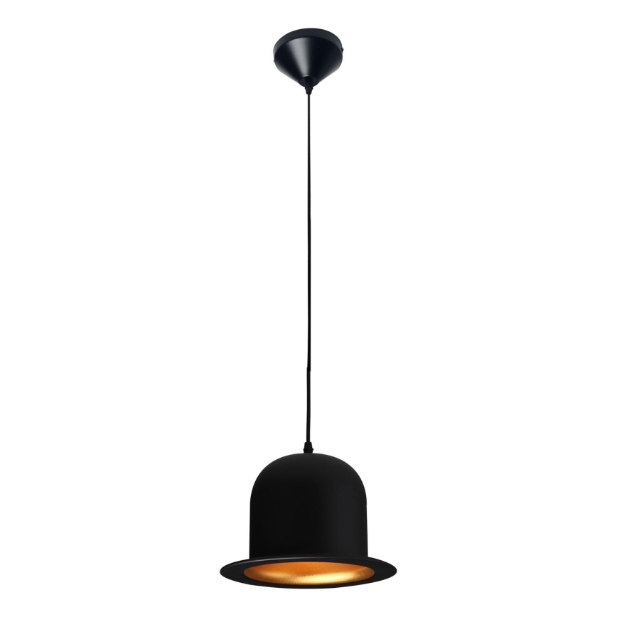 Searchlight - Candeeiro suspenso 1xE27/60W/230V preto