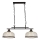 Searchlight - Candeeiro suspenso BISTRO 2xE27/60W/230V preto
