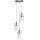 Searchlight - Candeeiro suspenso DUO 3xE14/60W/230V cromado mate