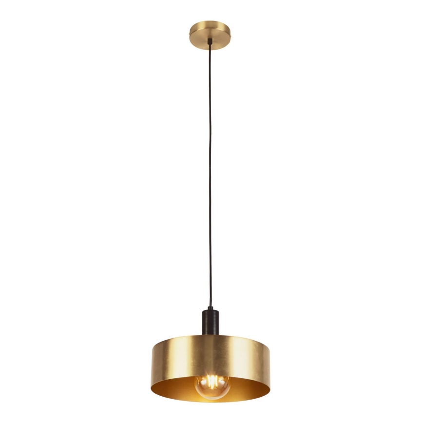 Searchlight - Candeeiro suspenso KNOX 1xE27/60W/230V dourada