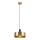 Searchlight - Candeeiro suspenso KNOX 1xE27/60W/230V dourada
