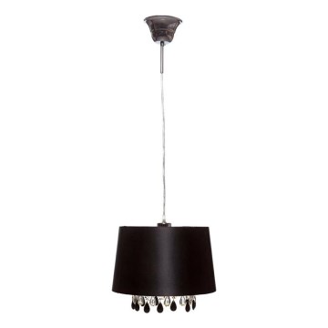 Searchlight - Candeeiro suspenso LILA 1xE27/60W/230V preto