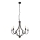 Searchlight - Candeeiro suspenso LODGE 5xE14/60W/230V preto