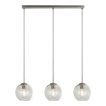 Searchlight - Candeeiro suspenso PENDANT 3xE27/40W/230V cromado mate