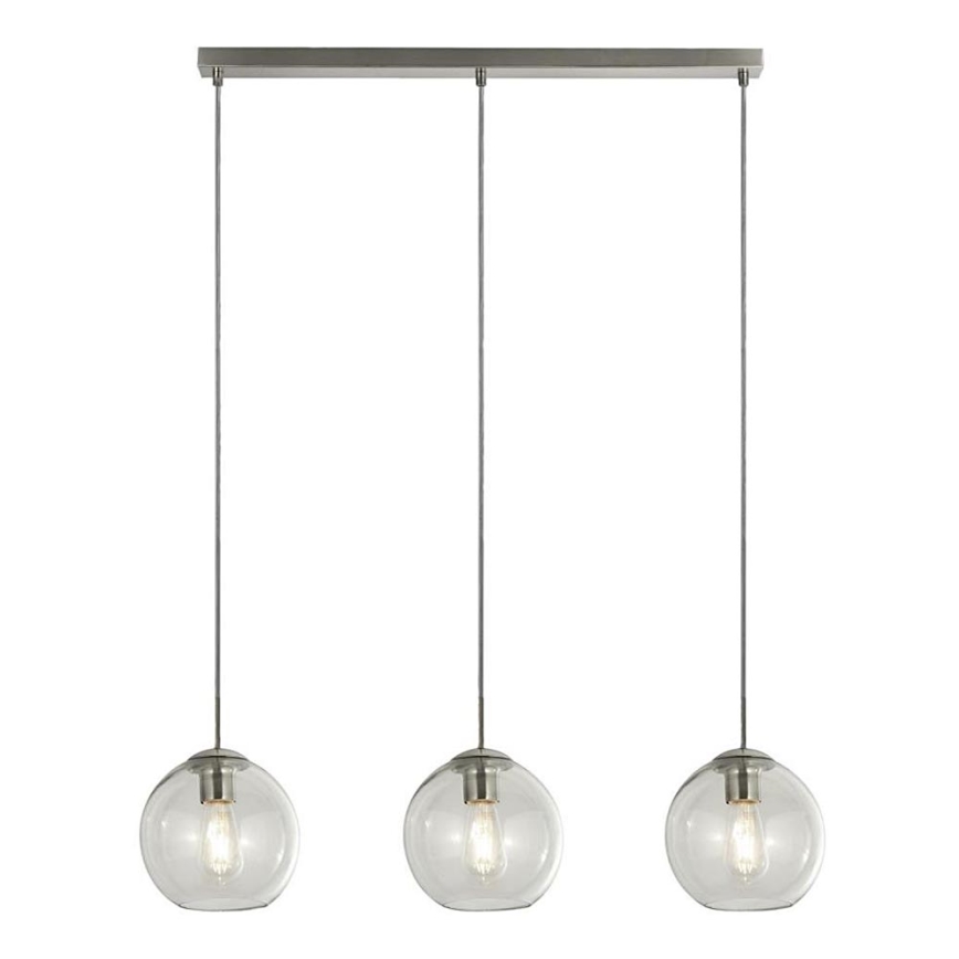 Searchlight - Candeeiro suspenso PENDANT 3xE27/40W/230V cromado mate