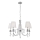 Searchlight - Candeeiro suspenso PORTICO 5xG9/33W/230V cromado brilhante