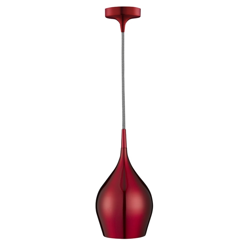Searchlight - Candeeiro suspenso VIBRANT 1xE14/40W/230V vermelho