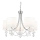 Searchlight - Candelabro de cristal de corrente NINA 5xE14/60W/230V