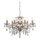 Searchlight - Candelabro de cristal de corrente PARIS 6xE14/40W/230V