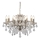 Searchlight - Candelabro de cristal de corrente PARIS 8xE14/40W/230V