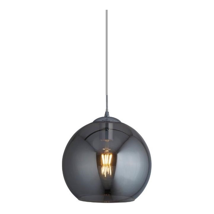 Searchlight - Candelabro num fio BALL 1xE27/60W/230V preto antigo