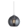 Searchlight - Candelabro num fio BALL 1xE27/60W/230V preto antigo