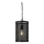 Searchlight - Candelabro numa corrente FISHNET 1xE27/60W/230V preto antigo