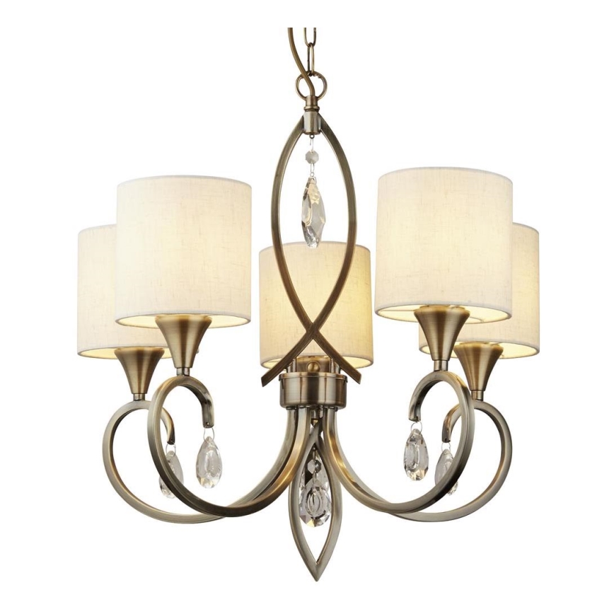 Searchlight - Candelabro suspenso ALBERTO 5xE14/60W/230V
