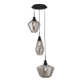 Searchlight - Candelabro suspenso MIA 3xE27/60W/230V preto