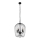 Searchlight - Candelabro suspenso SHOWER 5xE14/60W/230V preto