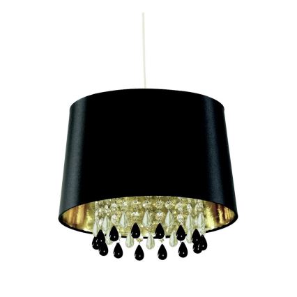 Searchlight - Candeeiro suspenso LILA 1xE27/60W/230V preto