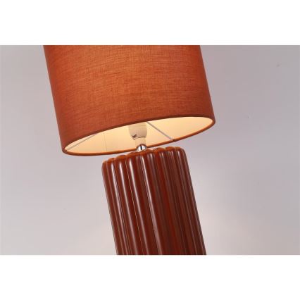 Searchlight - Candeeiro de mesa GROOVE 1xE14/60W/230V bordô