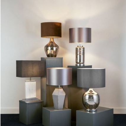 Searchlight - Candeeiro de mesa DISCO 1xE27/60W/230V