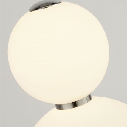 Searchlight - Candeeiro de mesa LED SNOWBALL LED/15W/230V