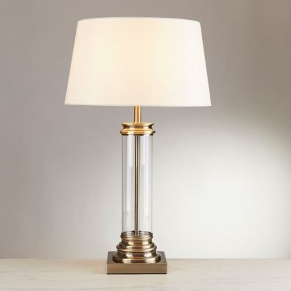 Searchlight - Lâmpada de mesa PEDESTAL 1xE27/60W/230V
