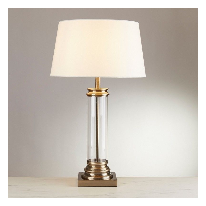 Searchlight - Lâmpada de mesa PEDESTAL 1xE27/60W/230V