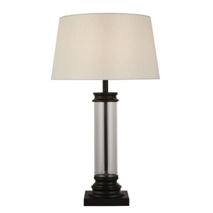 Searchlight - Candeeiro de mesa PEDESTAL 1xE27/60W/230V preto