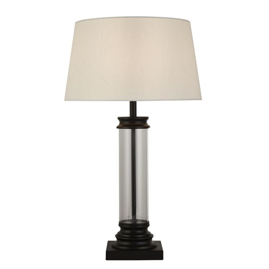 Searchlight - Candeeiro de mesa PEDESTAL 1xE27/60W/230V preto
