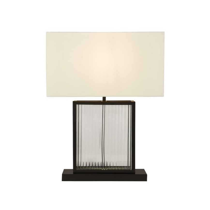 Searchlight - Candeeiro de mesa CLARENDON 1xE27/60W/230V preto