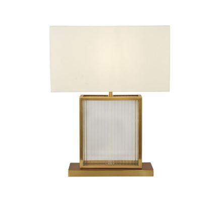 Searchlight - Candeeiro de mesa CLARENDON 1xE27/60W/230V latão