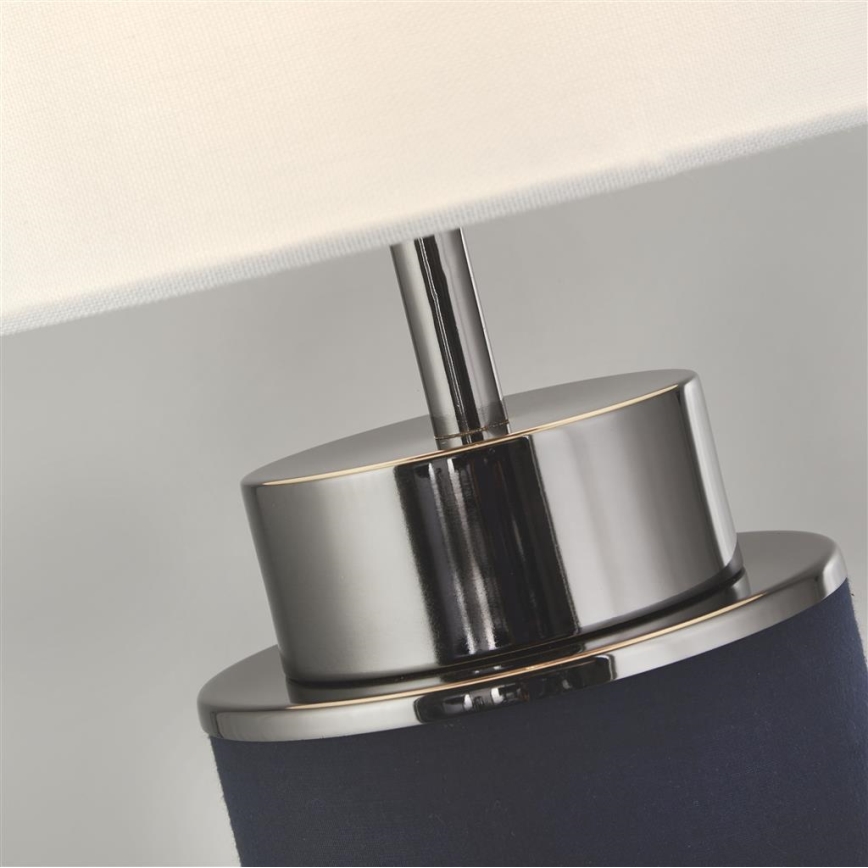 Searchlight - Candeeiro de mesa FLASK 1xE27/60W/230V azul