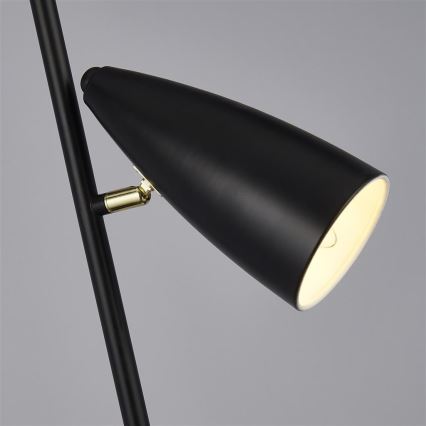 Searchlight - Candeeiro de chão STYLUS 2xE14/7W/230V preto