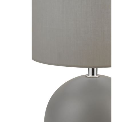 Searchlight - Candeeiro de mesa 1xE14/10W/230V cinzento