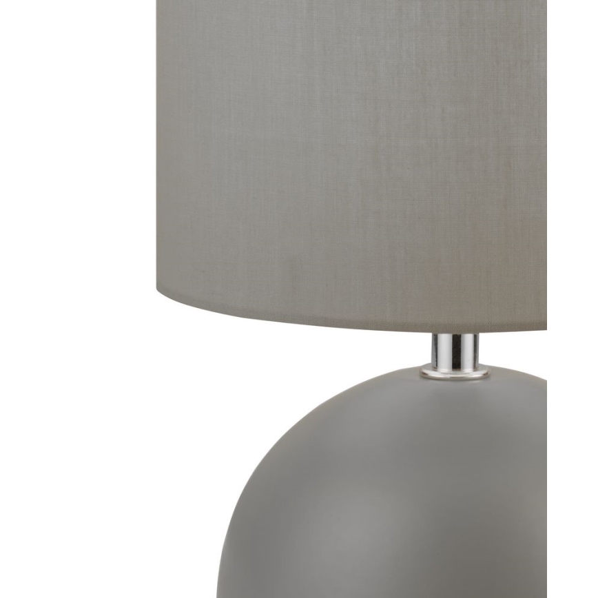 Searchlight - Candeeiro de mesa 1xE14/10W/230V cinzento