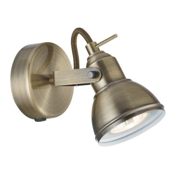 Searchlight - Foco de parede FOCUS 1xGU10/50W/230V bronze