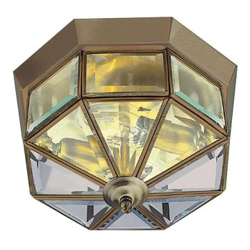 Searchlight - Iluminação de teto FLUSH 2xE14/60W/230V latão