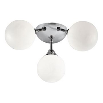 Searchlight - Iluminação de teto para casa de banho FLUSH 3xG9/33W/230V IP44 cromado mate