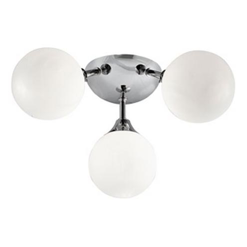 Searchlight - Iluminação de teto para casa de banho FLUSH 3xG9/33W/230V IP44 cromado mate